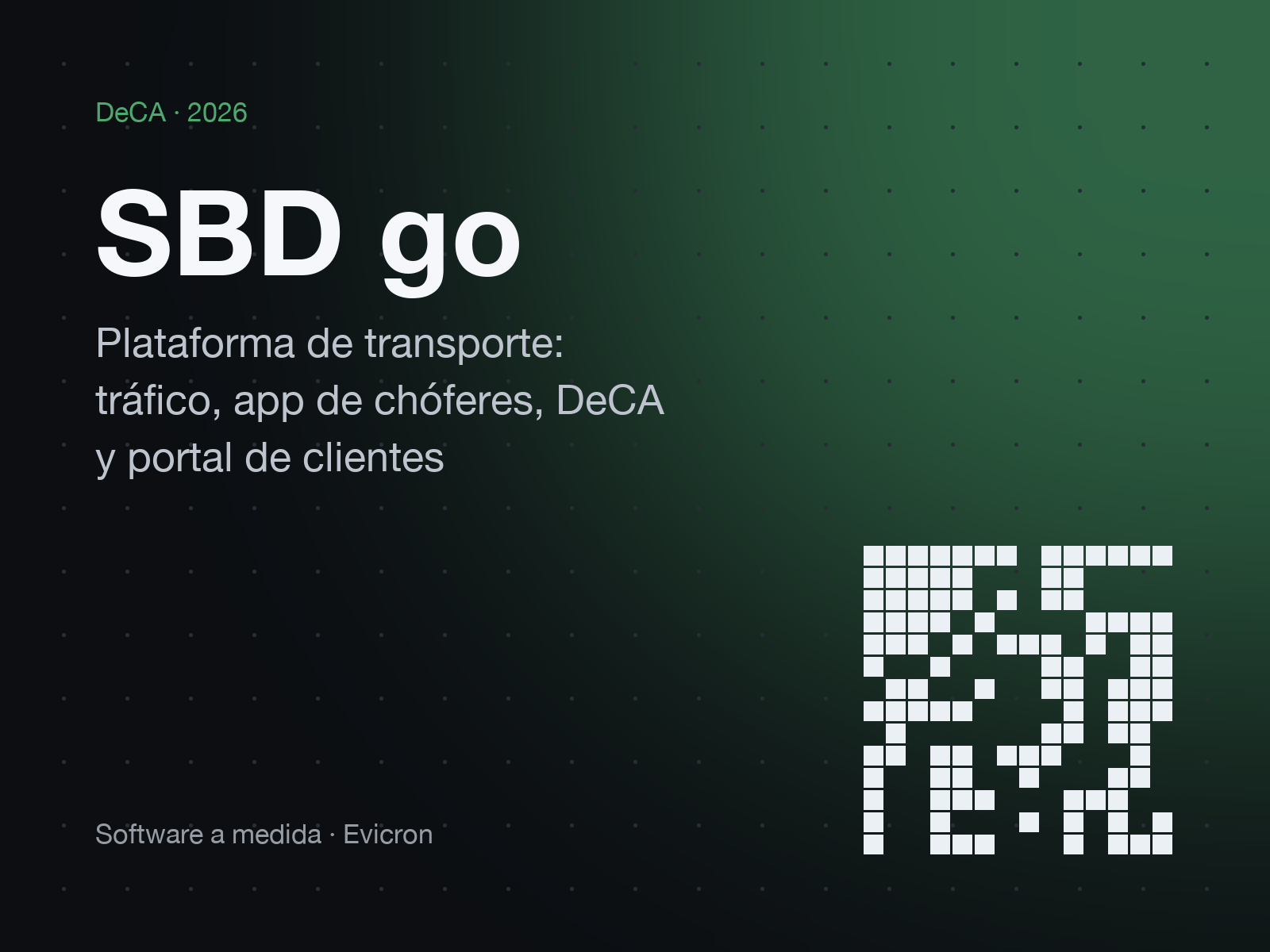SBD go transport management platform built by Evicron