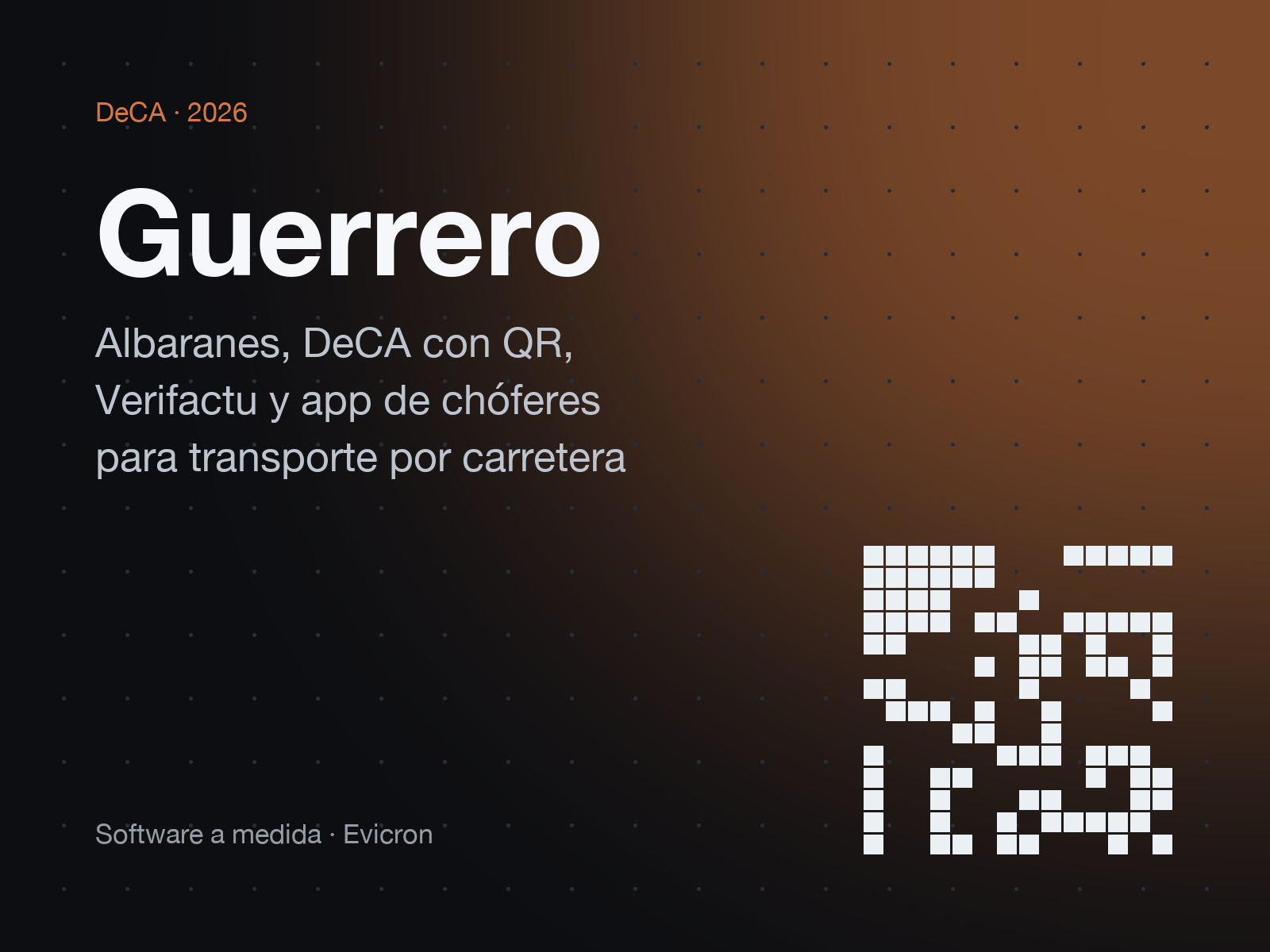 Software de gestión de Transportes Guerrero 2015 desarrollado por Evicron